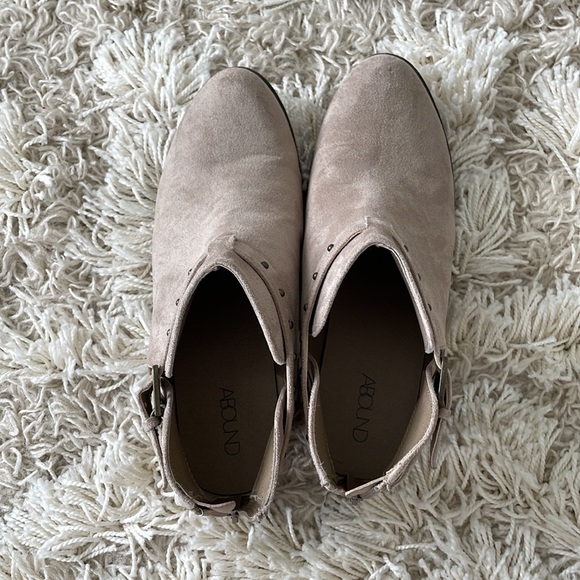 Abound grey studded faux suede booties - Picture 5 of 9